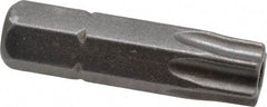 Apex - 1/4" Drive T40 Torx Screwdriver Bit - 1" OAL, Tamper Resistant Bit - A1 Tooling