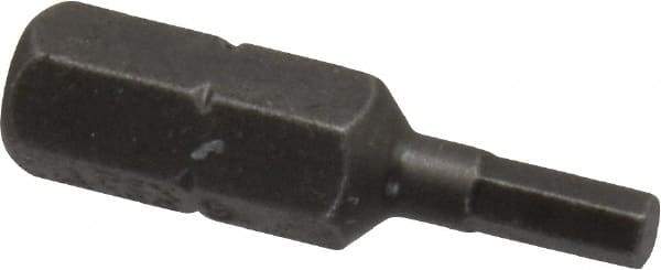 Apex - 7/64" Hex Screwdriver Bit - 1/4" Drive, 1" OAL - A1 Tooling