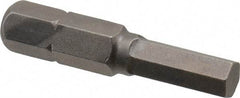 Apex - 3/16" Hex Screwdriver Bit - 1/4" Drive, 1-5/16" OAL - A1 Tooling