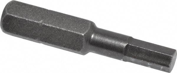 Apex - 4mm Hex Screwdriver Bit - 1/4" Drive, 1-5/16" OAL - A1 Tooling