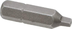 Apex - 1/4" Drive, #1 Square Recess Screwdriver Bit - 1" OAL - A1 Tooling