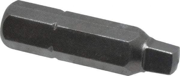 Apex - 1/4" Drive, #3 Square Recess Screwdriver Bit - 1" OAL - A1 Tooling