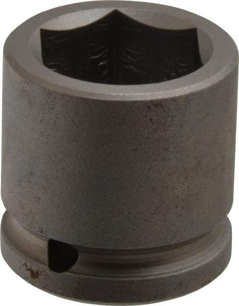 Apex - 1/2" Drive 1" Standard Impact Socket - 6 Points, 1-1/2" OAL - A1 Tooling