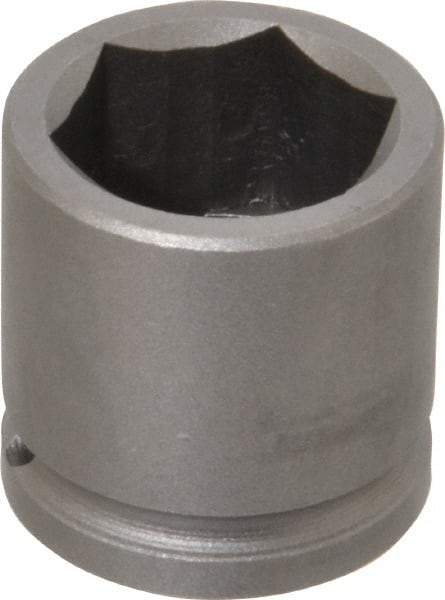 Apex - 1/2" Drive 1-1/8" Standard Impact Socket - 6 Points, 1-5/8" OAL - A1 Tooling