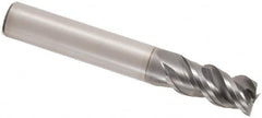 Seco - 20mm, 3 Flute, Single End, Solid Carbide, 1mm Corner Radius End Mill - 110mm OAL, 48° Helix, Right Hand Flute, 42mm LOC, Right Hand Cut - A1 Tooling