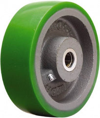 Hamilton - 6 Inch Diameter x 2 Inch Wide, Polyurethane on Cast Iron Caster Wheel - 1,200 Lb. Capacity, 2-1/4 Inch Hub Length, 1 Inch Axle Diameter, Straight Roller Bearing - A1 Tooling