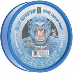 Value Collection - 1/2" Wide x 1,429" Long General Purpose Pipe Repair Tape - -450 to 500°F, Blue - A1 Tooling