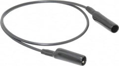 Pomona - Black Electrical Test Equipment Patch Cord - Use with Alligators Test Clips - A1 Tooling