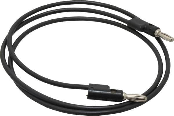 Pomona - Black Electrical Test Equipment Leads - Use with Stacking Banana Plugs - A1 Tooling