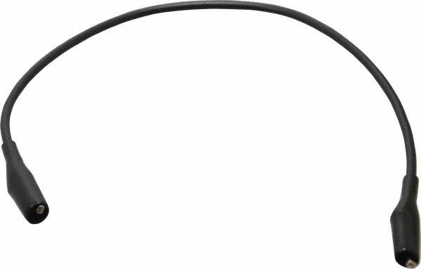 Pomona - Black Electrical Test Equipment Patch Cord - Use with Minigators, Test Clips - A1 Tooling