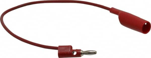 Pomona - Red Electrical Test Equipment Clip - Use with 0.300" Terminal, Banana Plugs - A1 Tooling