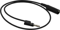 Pomona - Black Electrical Test Equipment Clip - Use with 0.300" Terminal, Banana Plugs - A1 Tooling