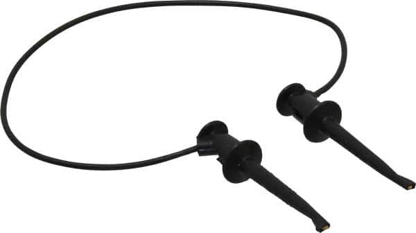 Pomona - Black Electrical Test Equipment Patch Cord - Use with Test Clips - A1 Tooling