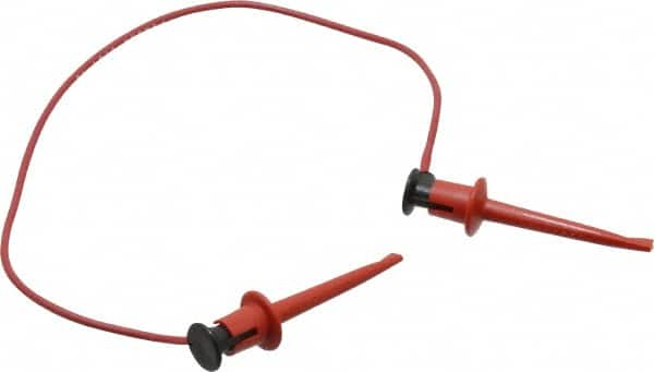 Pomona - Red Electrical Test Equipment Patch Cord - Use with Test Clips - A1 Tooling