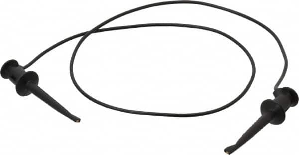 Pomona - Black Electrical Test Equipment Patch Cord - Use with Test Clips - A1 Tooling