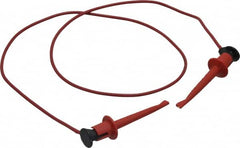 Pomona - Red Electrical Test Equipment Patch Cord - Use with Test Clips - A1 Tooling