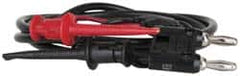 Pomona - Black/Red Electrical Test Equipment Clip - Use with Banana Plugs - A1 Tooling