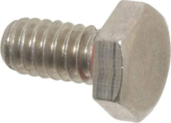 APM HEXSEAL - 1/4-20, Grade 18-8 Stainless Steel, Self Sealing Hex Bolt - Passivated, 1/2" Length Under Head, Silicone O Ring, UNC Thread - A1 Tooling