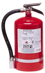 Kidde - 11 Lb, 1-A:10-B:C Rated, Halotron Fire Extinguisher - 7-1/4" Diam x 16.18" High, 125 psi, 15' Discharge in 11 sec, Steel Cylinder - A1 Tooling