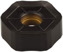 Kennametal - HNGJ535 GD Grade KCPK30 Carbide Milling Insert - TiN/TiCN/Al2O3 Finish, 0.2189" Thick, 5/8" Inscribed Circle, 1.2mm Corner Radius - A1 Tooling