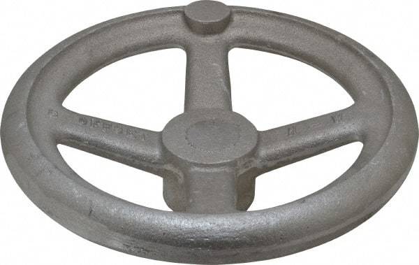 Morton Machine Works - 8", 4 Spoke Offset Handwheel - 1.9" Hub, Aluminum, Plain Finish - A1 Tooling