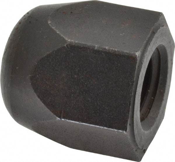 Morton Machine Works - 5/8-11" UNC, 1-1/16" Width Across Flats, Black Oxide Finish, Steel Acorn Nut - 1-3/16" Overall Height, TCMAI - A1 Tooling