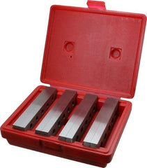 Value Collection - 8 Piece, 6 Inch Long Tool Steel Parallel Set - 1 to 1-3/4 Inch High, 1/2 to 1/2 Inch Thick, 55-62 RC Hardness, Sold as 4 Pair - A1 Tooling