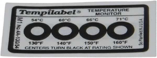 Tempil - 54/60/66/71°C Temp Indicating Label - A1 Tooling