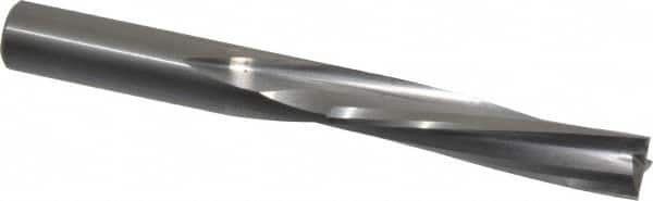 Onsrud - 1/2" Cutting Diam x 2-1/8" Length of Cut, 3 Flute, Downcut Spiral Router Bit - Uncoated, Right Hand Cut, Solid Carbide, 4-1/2" OAL x 1/2" Shank Diam, Three Edge, 10° Helix Angle - A1 Tooling