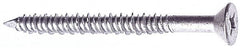 Made in USA - 1/4" Diam, 3-3/4" OAL, Phillips Drive, Concrete Screw & Masonry Fastener - Stainless Steel, Climashield Finish, Includes Drill Bit - A1 Tooling