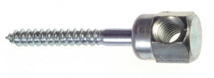 ITW Buildex - 3/8" Zinc-Plated Steel Horizontal (Cross Drilled) Mount Threaded Rod Anchor - 5/8" Diam x 2" Long, 1,725 Lb Ultimate Pullout, For Use with Wood - A1 Tooling