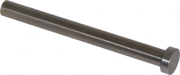 Gibraltar - 9mm Pin Diam, 14mm Head Diam x 5mm Head Height, 100mm OAL, Straight Ejector Pin - Steel, 95mm Pin Length - A1 Tooling