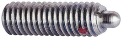 TE-CO - Threaded Spring Plungers Thread Size: 3/8-16 Thread Length (Inch): 1-1/8 - A1 Tooling