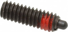 TE-CO - 1/4-20, 3/4" Thread Length, 1/8" Plunger Projection, Steel Threaded Spring Plunger - A1 Tooling