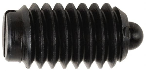 TE-CO - Threaded Spring Plungers Thread Size: 1/4-20 Thread Length (Inch): 17/32 - A1 Tooling