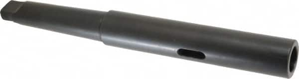 Scully Jones - MT3 Inside Morse Taper, MT4 Outside Morse Taper, Extension Sleeve - Hardened & Ground Throughout, 7-5/8" Projection, 1.44" Body Diam - Exact Industrial Supply