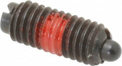 TE-CO - 10-32, 15/32" Thread Length, 0.065" Plunger Projection, Steel Threaded Spring Plunger - A1 Tooling