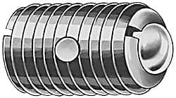 TE-CO - 8-36, 0.093" Ball Diam, 11/32" Body Length, 0.025" Max Ball Reach, Threaded Ball Plunger - A1 Tooling