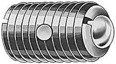 TE-CO - 8-36, 0.093" Ball Diam, 11/32" Body Length, 0.025" Max Ball Reach, Threaded Ball Plunger - A1 Tooling