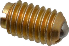 TE-CO - 3/8-16, 0.187" Ball Diam, 5/8" Body Length, 0.048" Max Ball Reach, Threaded Ball Plunger - A1 Tooling