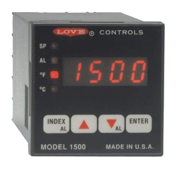 Dwyer - -350 to 2,500°F 1/16 DIN Temperature/Process Control - 4-Digit LCD Display, PID Control, 100-240 VAC/VDC - A1 Tooling