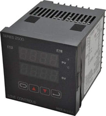 Dwyer - -350 to 2,500°F 1/4 DIN Temperature Control - Dual 4-Digit LCD Display, PID Control, 100-240 VAC/VDC - A1 Tooling