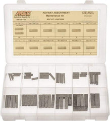 Value Collection - Key & Keyway Assortments Type: Keyway Maintenance Kit Number of Pieces: 58 - A1 Tooling