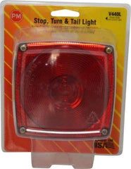 Peterson - 4-1/2" Long x 4-1/2" Wide Red Towing Lights - 12 Volt, Plastic - A1 Tooling