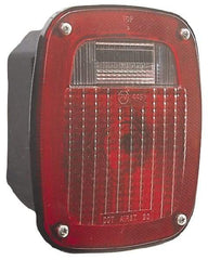 Peterson - 6-3/4" Long x 6-1/4" Wide Red Towing Lights - 12 Volt, Plastic - A1 Tooling