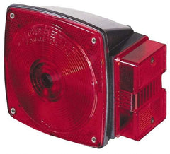 Peterson - 4-1/2" Long x 4-1/2" Wide Red Towing Lights - 12 Volt, Plastic - A1 Tooling