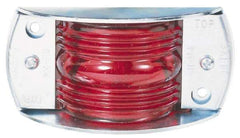 Peterson - 4-1/2" Long x 2-3/16" Wide, Red Lens & Reflector - Steel, 12 Volt - A1 Tooling