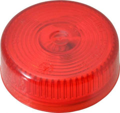 Peterson - 2" Diam, Red Lens & Reflector - Plastic, 12 Volt - A1 Tooling