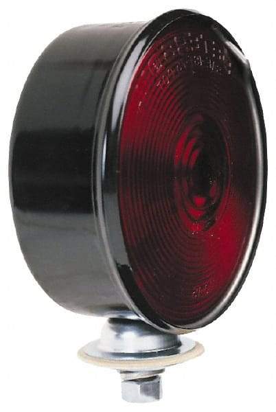 Peterson - 4-1/4" Diam, Red Lens & Reflector - Plastic - A1 Tooling