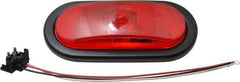 Peterson - 6-1/2" Long x 2-1/4" Wide, Red Lens & Reflector - Plastic, 12 Volt - A1 Tooling